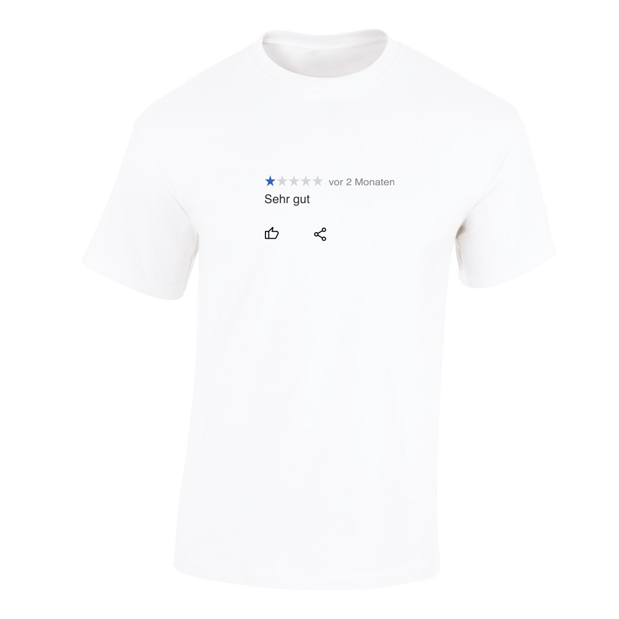 Kommerz mit Herz T-Shirt "German Dankbarkeit" Shirt Weiss