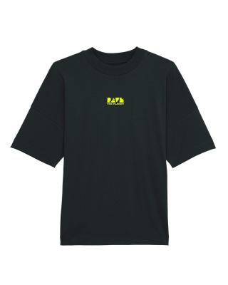 Rave The Planet Hardtechno Oversize-Shirt black