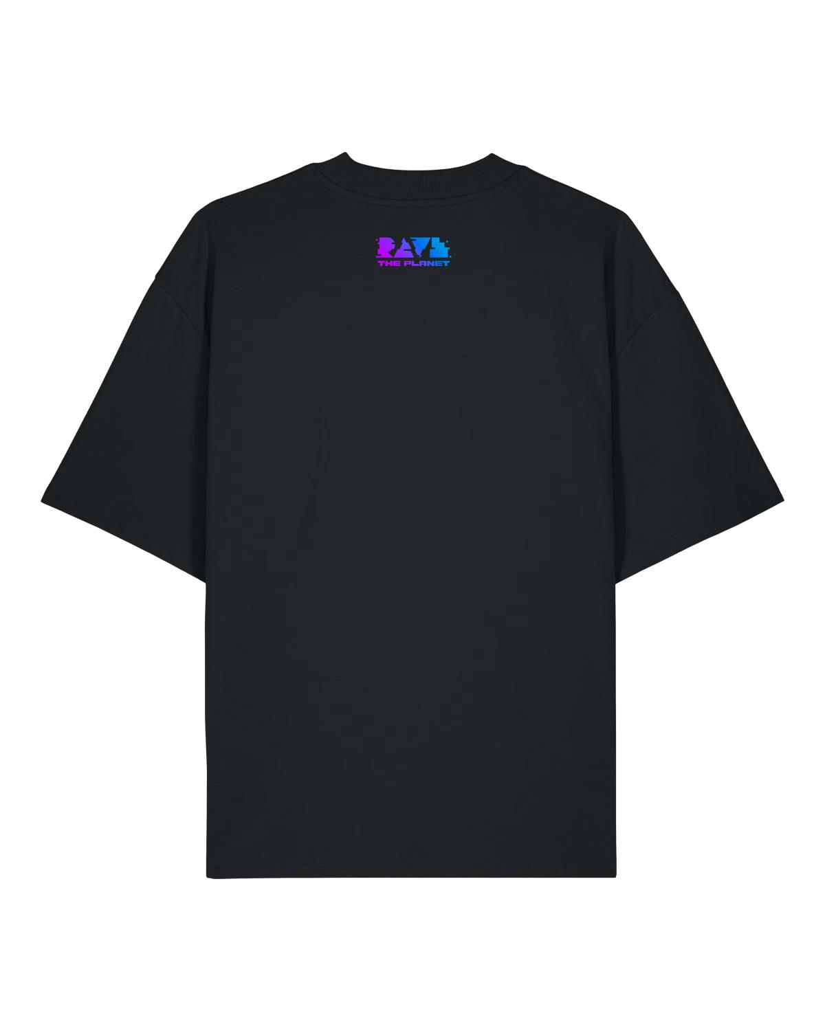RTP Isometric Gradient Oversize-Shirt schwarz