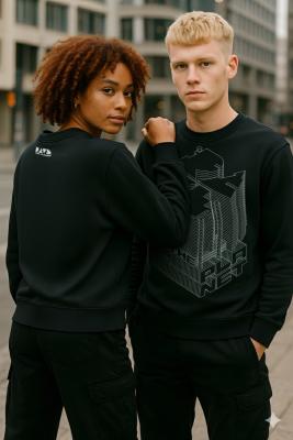 RTP Isometric Sweater schwarz