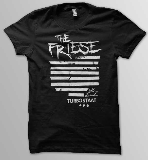 Turbostaat Shirt FRIESE T-Shirt, schwarz