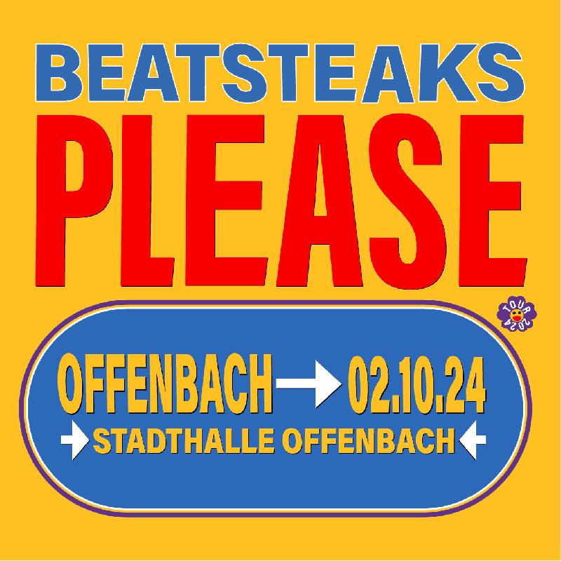 Beatsteaks 02.10.2024 Offenbach, Stadthalle Print@Home Ticket incl. presale, CO2-compensation + public transport