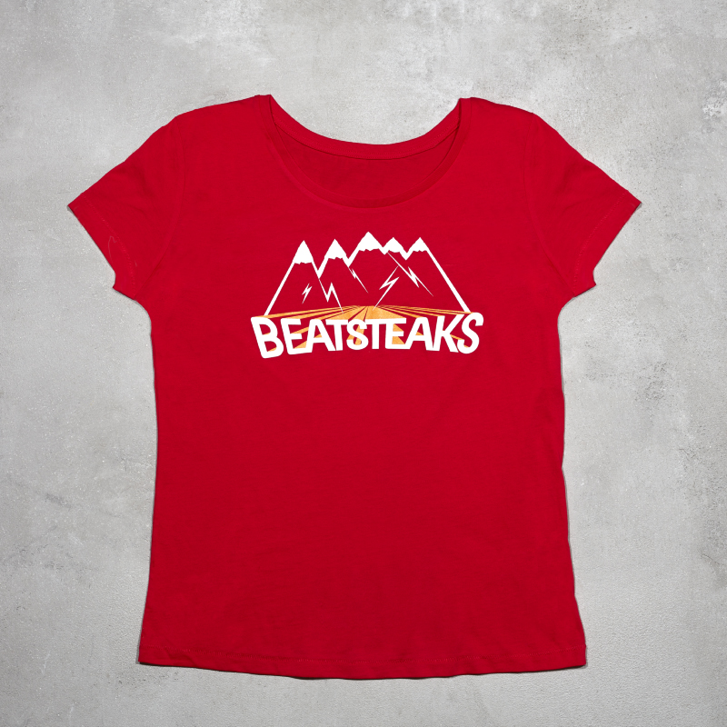 Beatsteaks Berge Girlie-Shirt Rot