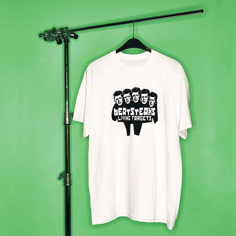 Beatsteaks Living Targets T-Shirt weiß-schwarz