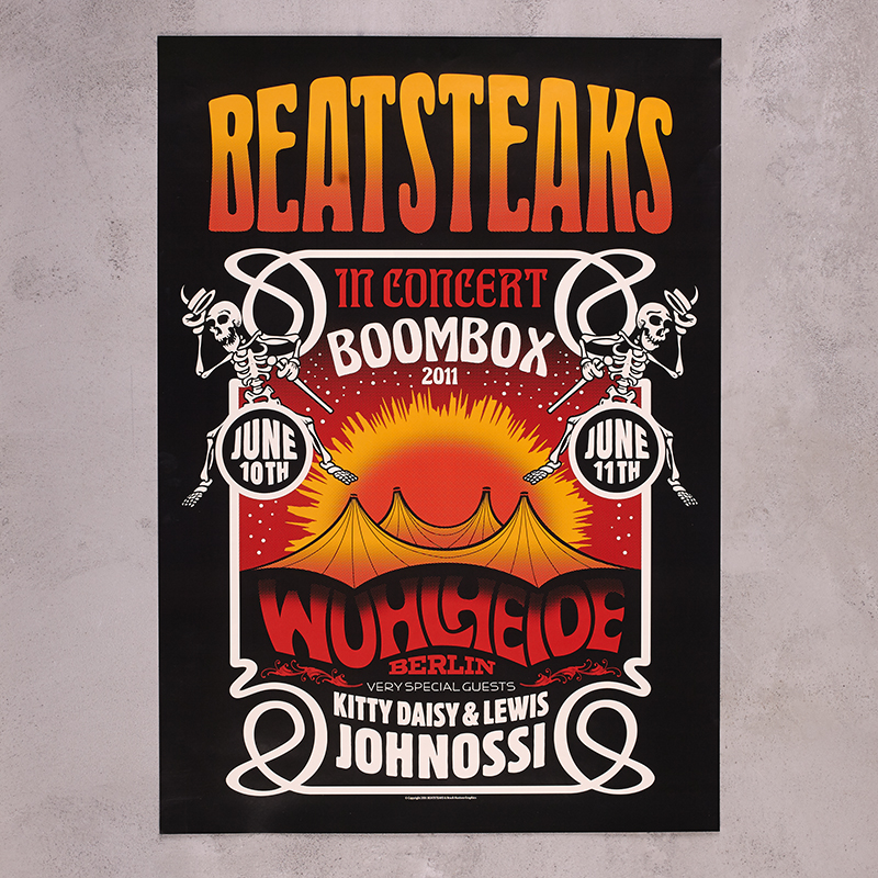 Beatsteaks Wuhlheide 2011 - A1 Poster