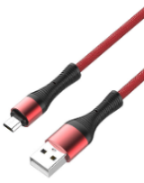 Sword Kabel SW-A111 Rot Kabel - 2.4A, iOS, 1m Kabellänge