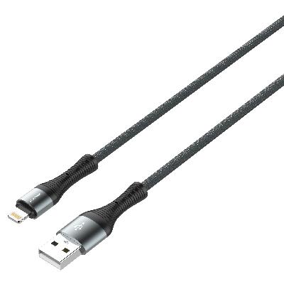 Sword Kabel SW-A211 Grau Kabel - 2.4A, iOS, 2m Kabellänge