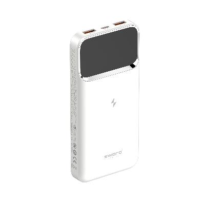 Sword Power Banks SW-WQ11 10,000mAh Power Bank with 3 Outputs and Wireless Charging Function