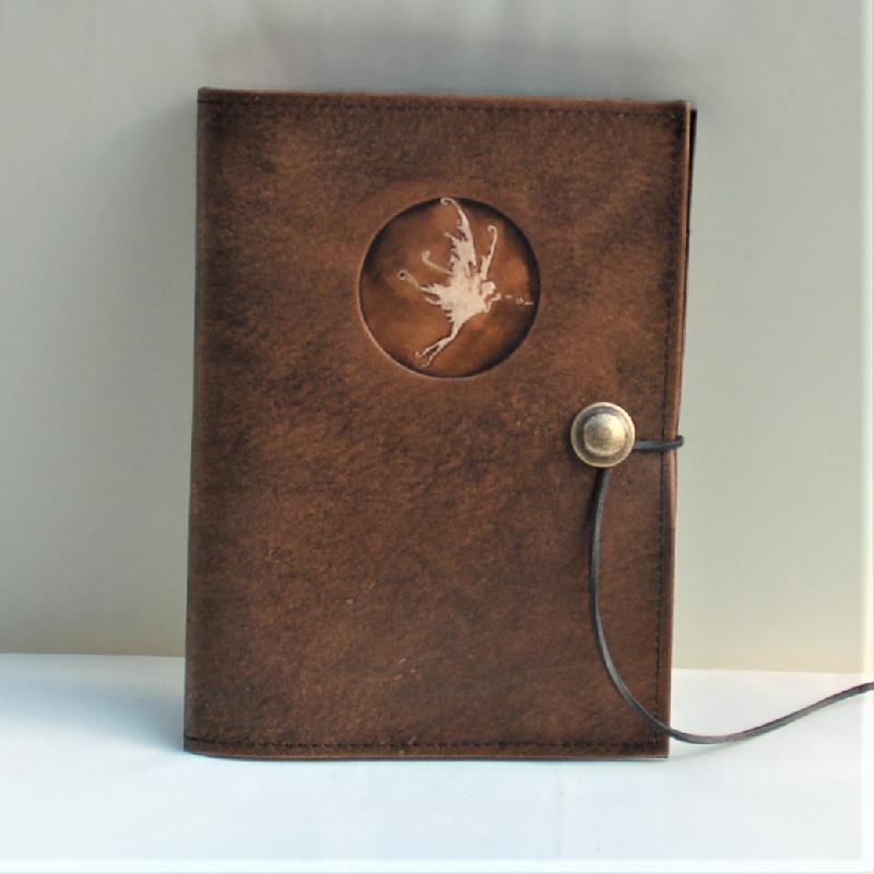 Celtic Leather Craft Book Cover A5 Fairy Book Cover