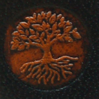 Lederwelten Lebensbaum Würfelbecher