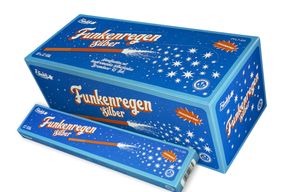 Funkenregen Silber