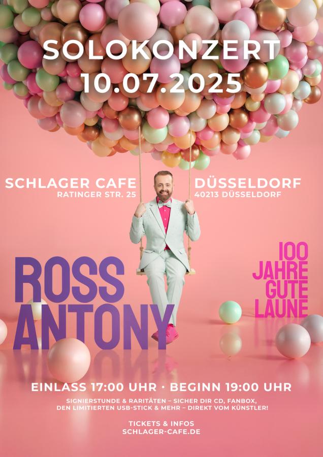 Ticket zzgl. VVK Gebühr 10.07.2025 Ross Antony
