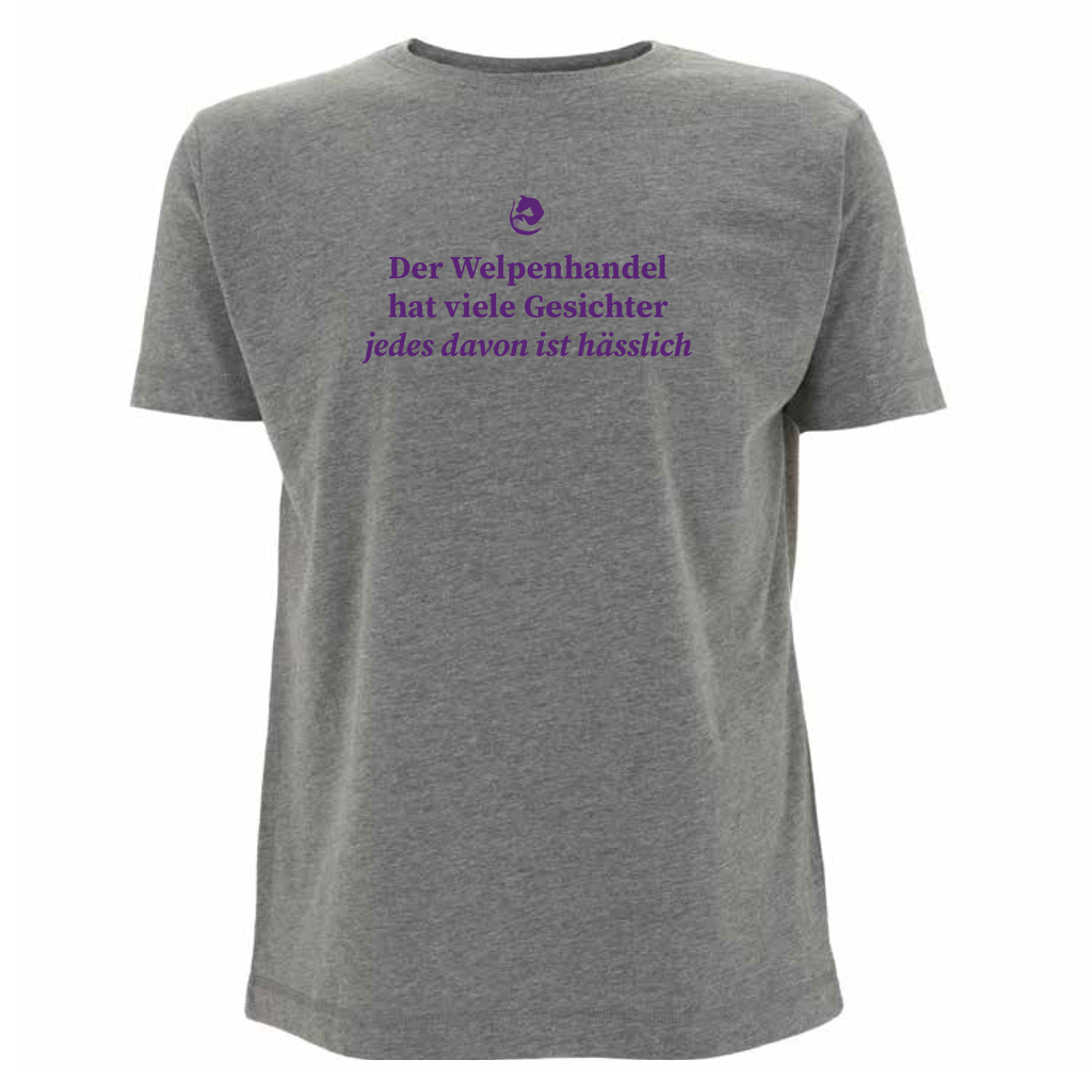 Andershund Shirt Welpenhandel T-Shirt hellgrau
