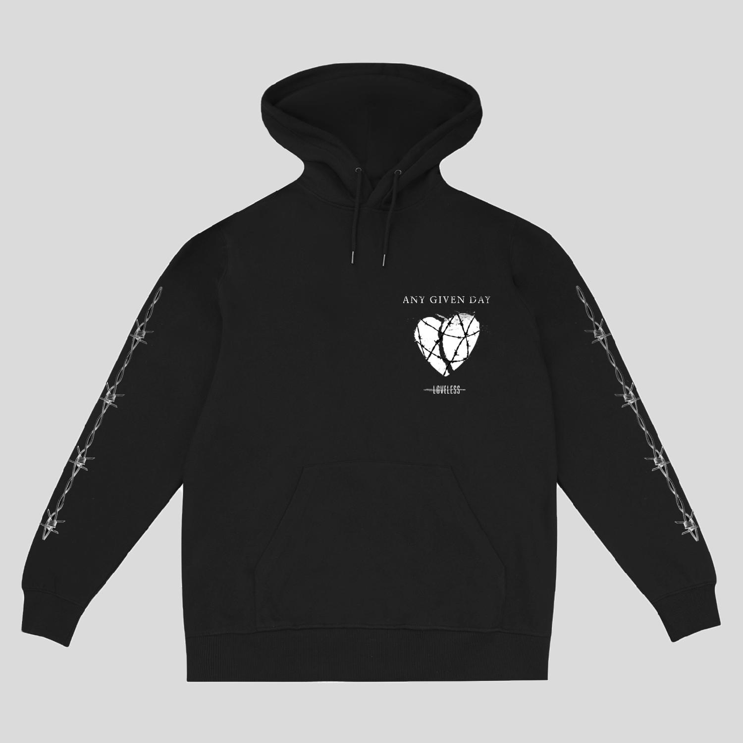 Any Given Day Loveless Hoodie, Black