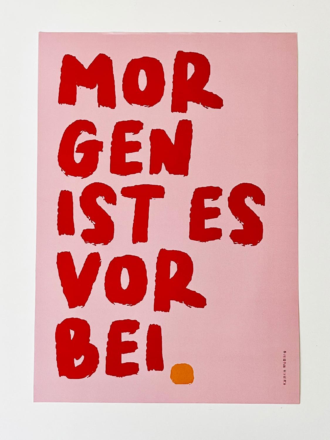 Kathrin Wessling Poster Poster pink