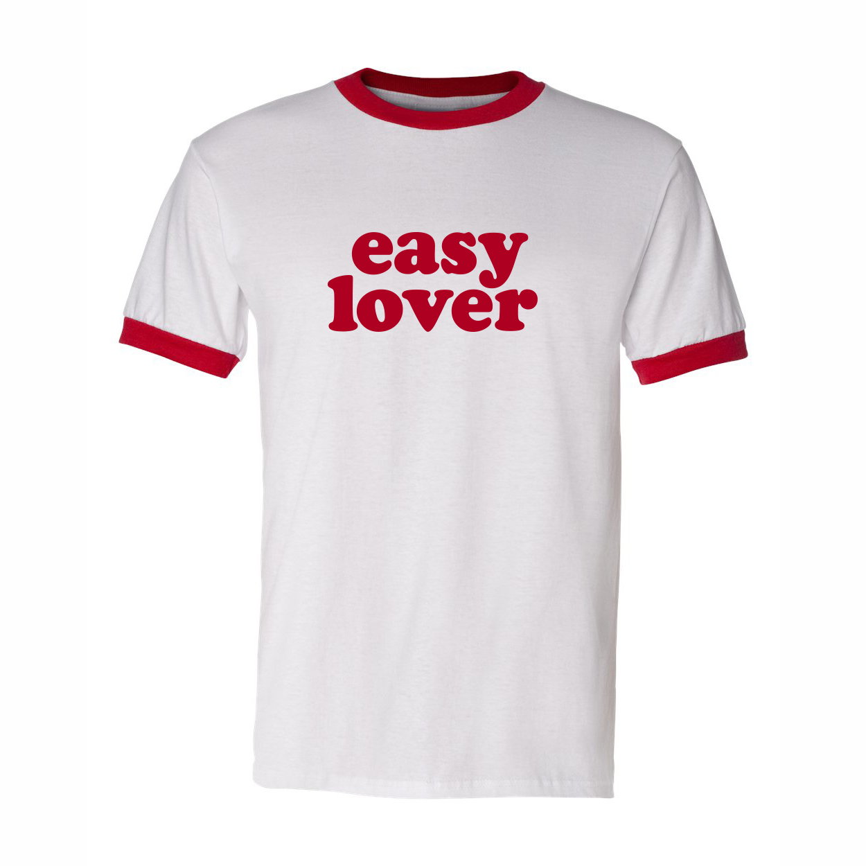 Kommerz mit Herz Easy Lover Rot Shirt White