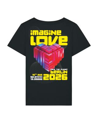 IMAGINE LOVE - Official Parade Girl-Shirt 2026 Girlie schwarz
