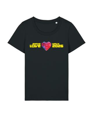 IMAGINE LOVE - Official Parade Girl-Shirt 2026 Girlie schwarz