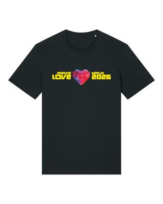 IMAGINE LOVE - Official Parade T-Shirt 2026 T-Shirt schwarz