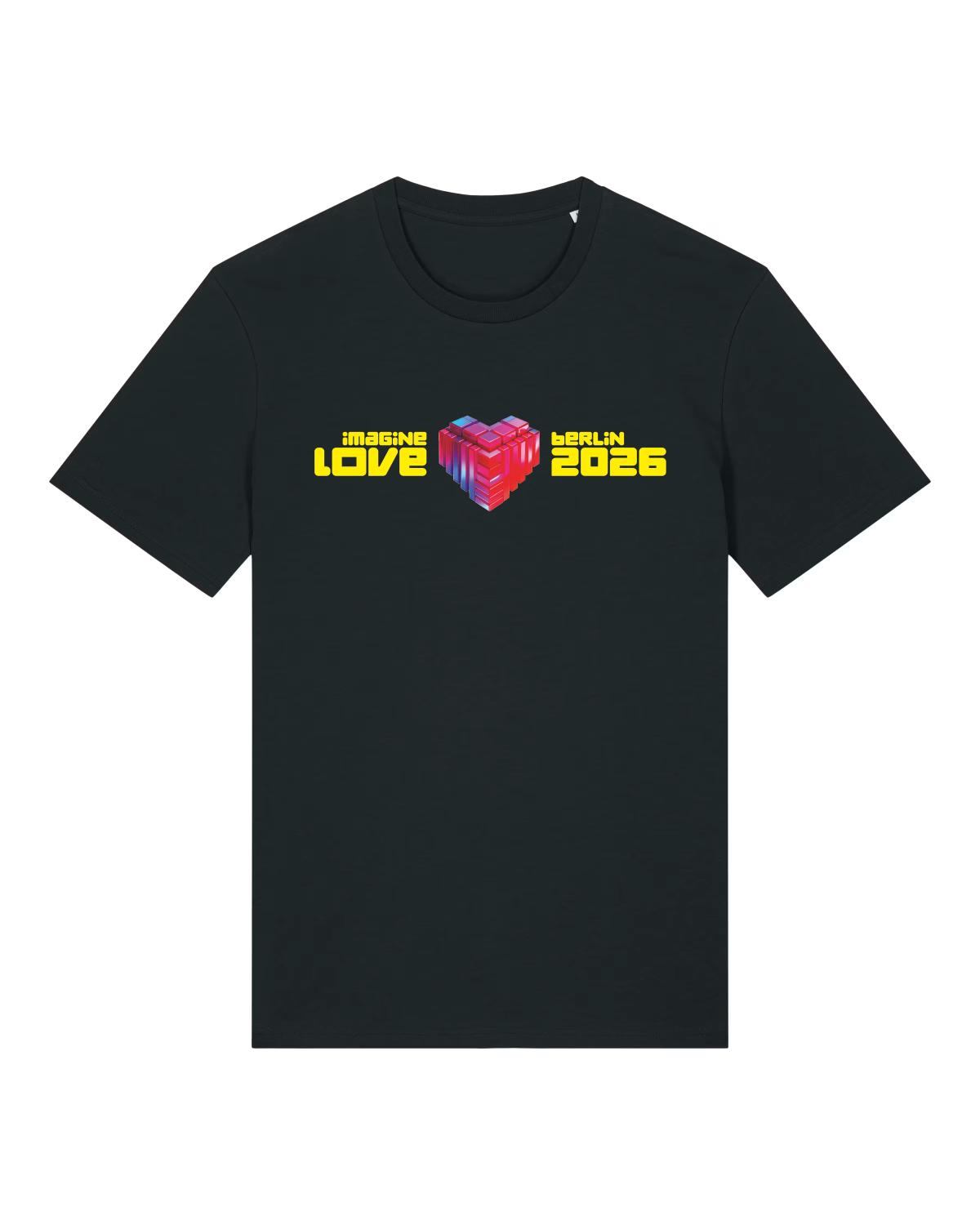 Rave The Planet IMAGINE LOVE - Official Parade T-Shirt 2026 T-Shirt, schwarz