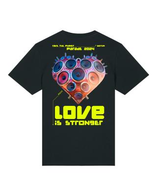 Love is stronger T-Shirt schwarz