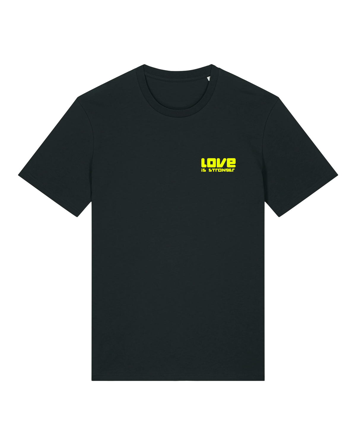 Rave The Planet Love is stronger T-Shirt, schwarz