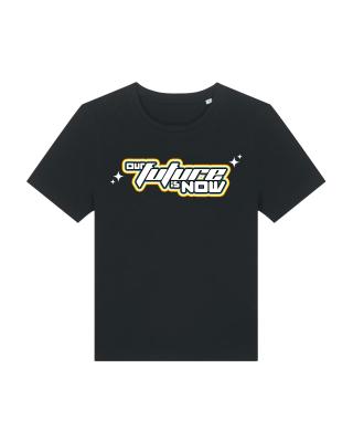 Our Future Is Now - Frauenshirt Girlie schwarz