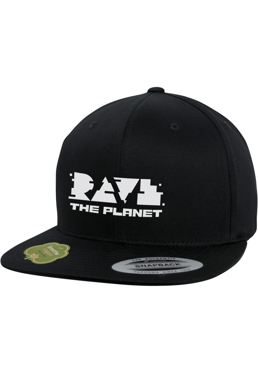 Rave The Planet RTP 2025 Cap Snapback, schwarz