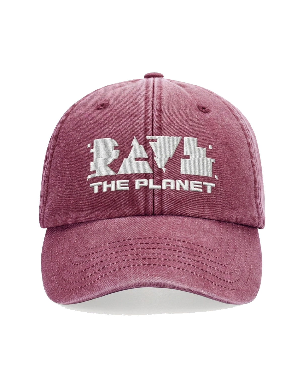 Rave The Planet RTP Basecap Cap, Vintage Red