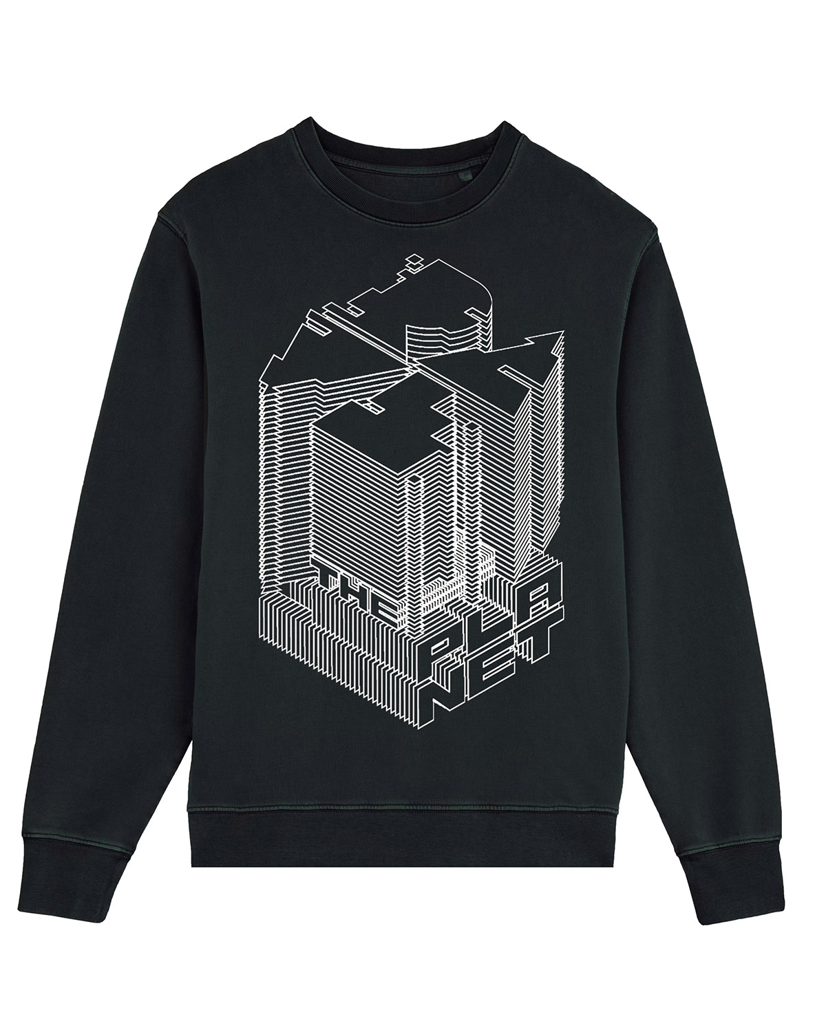 Rave The Planet RTP Isometric Sweater, black