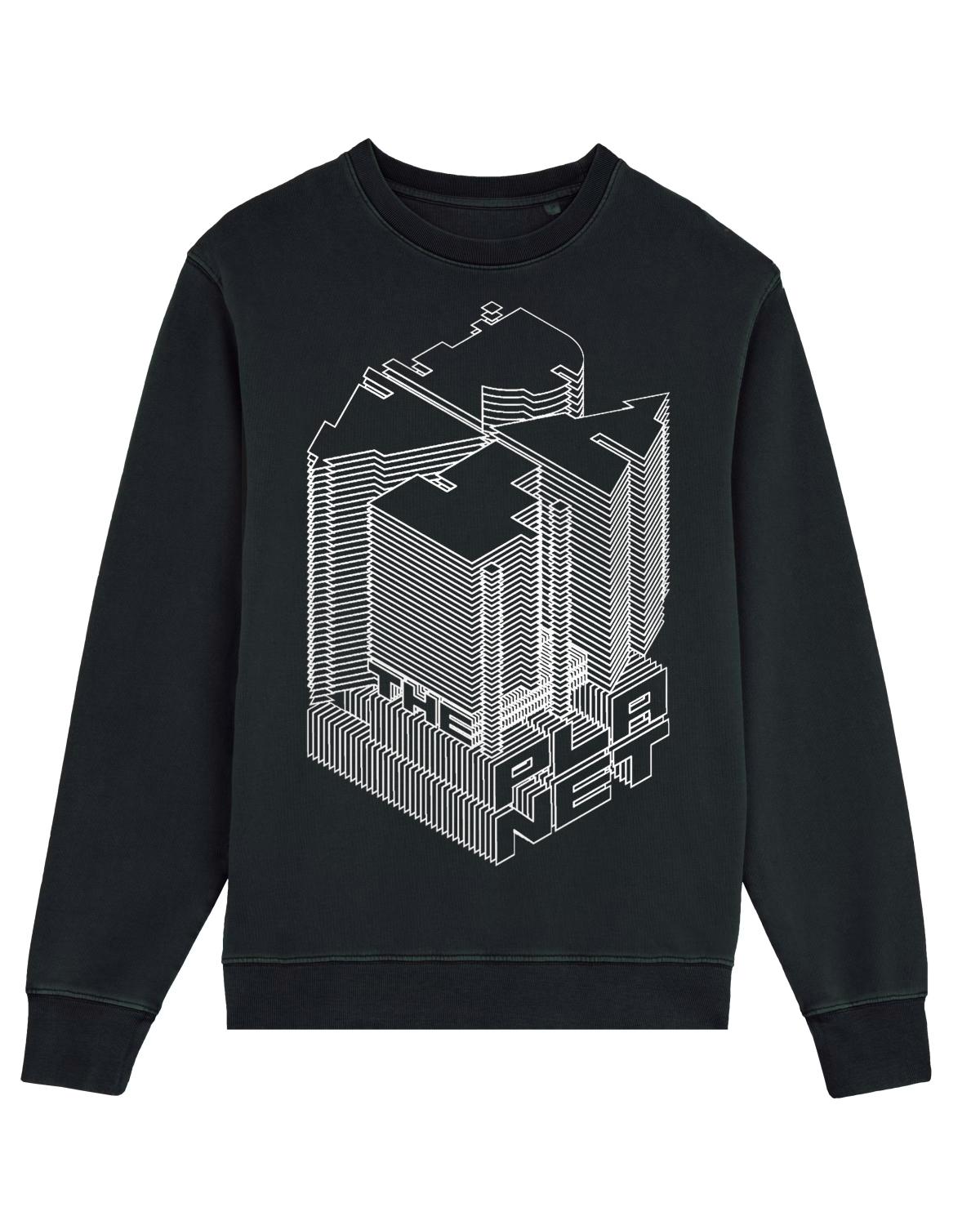 Rave The Planet RTP Isometric Sweater, schwarz