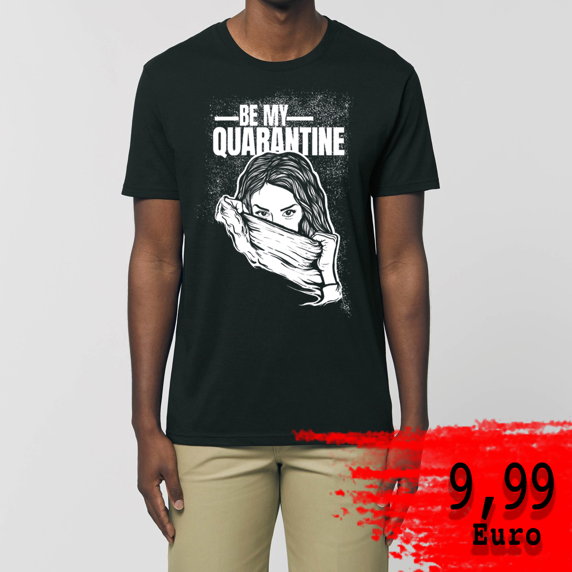Be My Quarantine Be My Quarantine - Marc Heymach Untailliertes Shirt schwarz