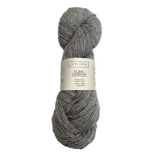 Biches et Buches Le Gros Lambswool Yarn Light Grey