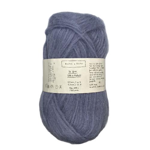 Biches et Buches Le Gros Silk et Mohair Yarn Lavender