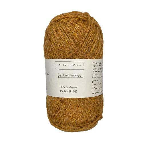 Biches et Buches Le Lambswool Yarn Yellow Mustard
