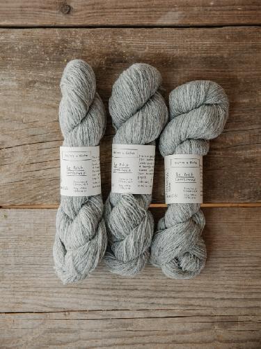 Biches et Buches Le Petit Lambswool Yarn Light Grey