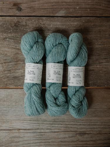 Biches et Buches Le Petit Lambswool Garn Turquoise